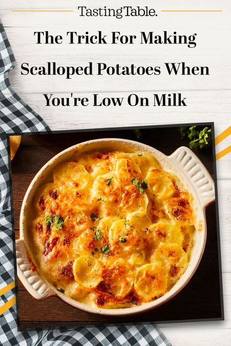 Milk Substitute For Cooking, Scallop Potatoes, Potato Substitute, Milk Substitute, Scalloped Potato, How To Cook Scallops, Scalloped Potatoes, Best Chef, Tasting Table