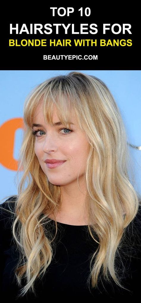 Hairstyles For Blonde Hair With Bangs