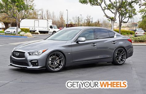 20" Stance SC-1s installed on the Q50S - Infiniti Q50 Forum Infinity Q50, Infiniti Sedan, Q50 Sport, Infiniti Q50 Sport, 2015 Infiniti Q50, Good Looking Cars, Stance Cars, Infiniti Q50, Cars And Coffee