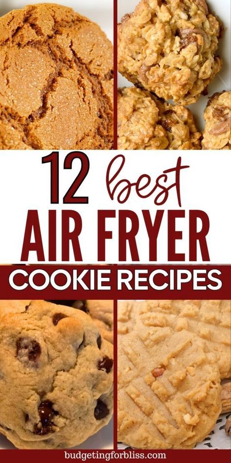 Did you know that you can make cookies in the air fryer? Find 12 best air fryer cookie recipes that are quick, easy and delicious. These air fryer cookie recipes make the perfect afternoon snack or tasty dessert after dinner. Everyone will love these simple air fryer sweet treats. Air Fryer Cookie Recipes, Best Air Fryer, Tasty Dessert, Make Cookies, Sweet Treat, Air Fryer, Cookie Recipes, Sweet Treats, Budgeting