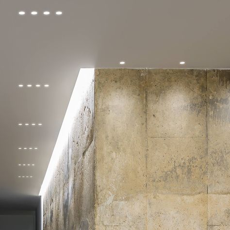 Light Shadow Dots by Flos is a compact-size collection of recessed and surface downlights designed to avoid glare and totally integrate into the spaces. Flos Light, Light Shadow, Recessed Lighting, Light And Shadow, Beams, Dots, Architecture, Lighting, Design