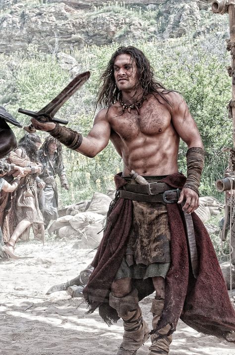 6 Movies To Appreciate The Wonder That Is Jason Momoa.  The filmogrphy of Jason Momoa. With very strong and unique looks and a bubbly personality, Jason Momoa has become one of those actors you just can't help but love. Conan The Barbarian 2011, Barbarian Costume, Hyborian Age, Stephen Lang, Jason Momoa Aquaman, Wallpapers Pictures, Lisa Bonet, Conan The Barbarian, Man Movies