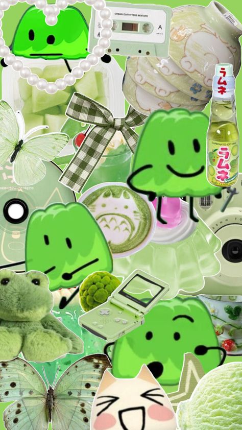 Gelatin Bfb, Bfdi Wallpaper, I Dont Have Friends, Cute Doodles, Doodles, Collage, Drawings, Quick Saves, Art