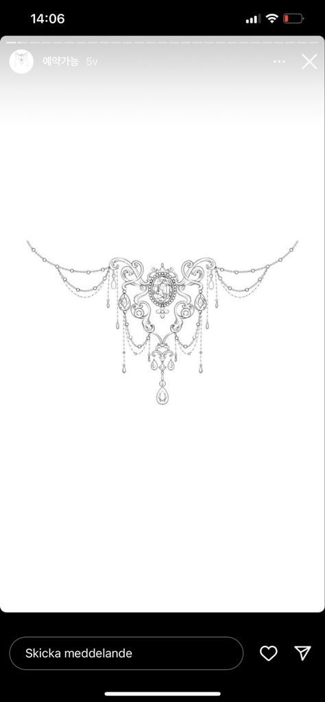 Chest Jewelry Tattoo, Hanging Jewel Tattoo, Chandelier Chest Tattoo Female, Sternum Jewel Tattoo, Chandelier Tattoos For Women Chest, Hanging Jewels Tattoo, Leg Chain Tattoo, Dainty Chain Tattoo, Chandelier Tattoo Chest