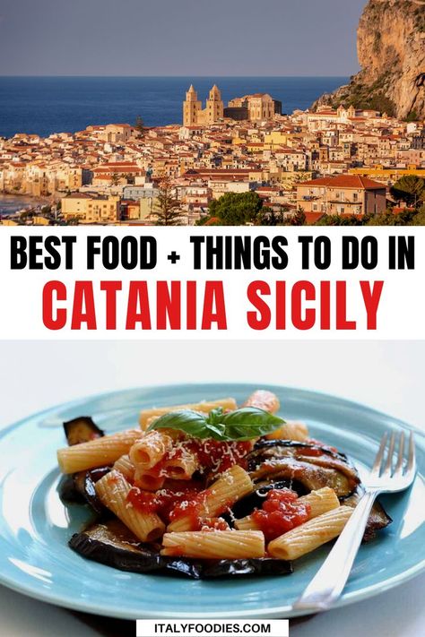 Things to Do in Catania Sicily for Foodies and the Best of Catania Food! Are you planning to travel to Sicily? In this Catania travel guide you'll discover the best food to eat in Catania, food tours, and more Catania things to do for foodies! | Italy travel | things to do in Italy | things to do in Sicily | Italy food | Sicily food | Catania wines | food tours in Catania | best restaurants in Catania | street food in Catania | what to eat in Italy | #Italy #Catania #Sicily #Italianfood Best Restaurants In Catania, Catania Sicily Restaurant, Italy Catania, Things To Do In Sicily, Sicily Trip, Italy Adventure, Sicily Food, Taormina Italy, Catania Italy