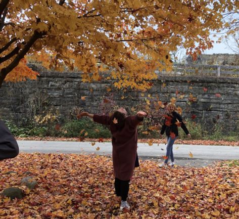 Jumping In A Pile Of Leaves, Leaf Pile Aesthetic, Fall Pics Aesthetic, Fall Core, Leaf Pile, Pile Of Leaves, Fall Pics, Autumn Pumpkins, Fall Mood Board