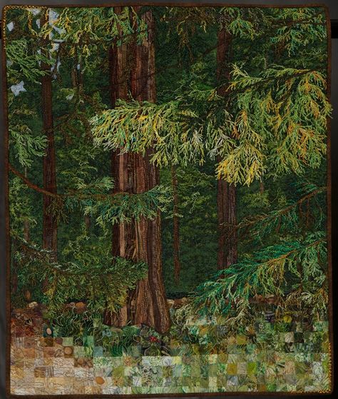 quilt it again Painted Forest, Landscape Art Quilts, Landscape Quilt, Landscape Quilts, Quilt Art, Picture Quilts, Tree Quilt, Thread Art, Thread Painting