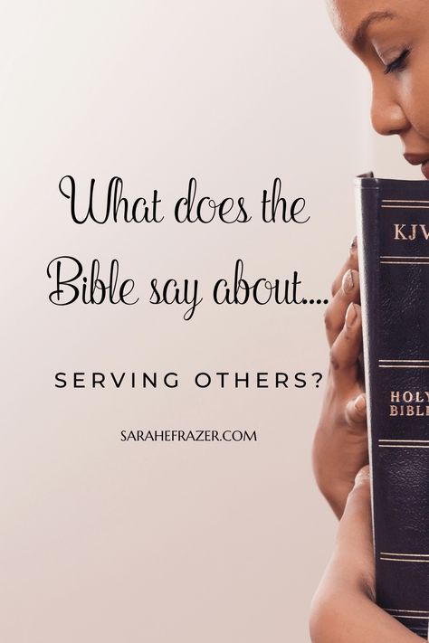 Do you know what the Bible says about serving others and how to love others through acts of service? Use these Bible verses for serving others to help you love like Jesus through servanthood. || Sarah E. Frazer How To Serve Others, Quotes About Serving Others, Virtuous Woman Quotes, Biblical Words Of Encouragement, Devotion Ideas, Good Customer Service Skills, Womens Bible, Acts Of Service, Work For The Lord