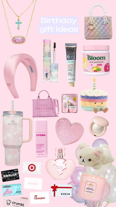 #preppy #aesthetic #gifts #birthday Pastel Gift Ideas, Preppy Stuff To Get For Your Birthday, Gifts Wishlist, Gifts For Girls Birthday, Preppy Birthday Gifts, Girly Gifts Ideas, Preppy Birthday, Cheap Birthday Gifts, Aesthetic Gifts