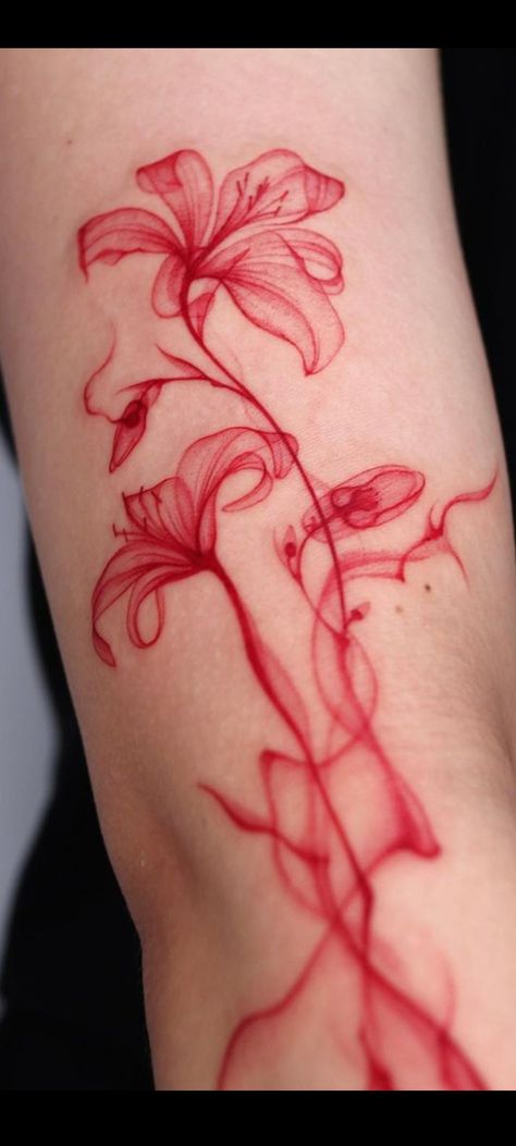 Tato Jari, Red Ink Tattoos, Geniale Tattoos, Pretty Tattoos For Women, Red Tattoos, Cute Tattoos For Women, Discreet Tattoos, Subtle Tattoos, Elegant Tattoos