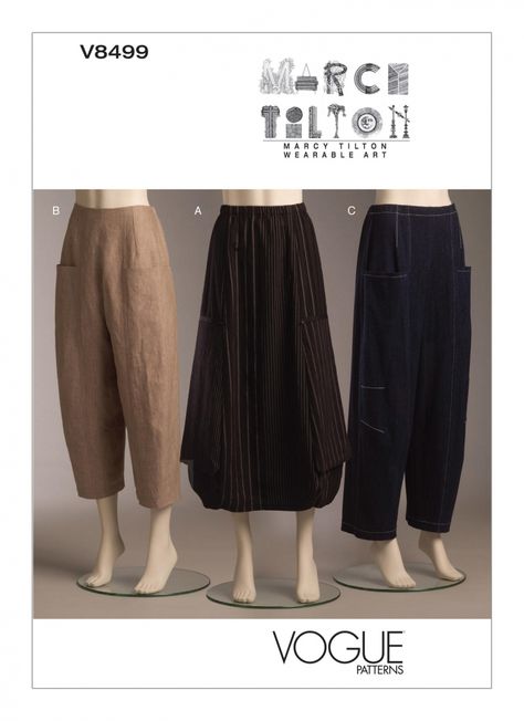 Marcy Tilton, Pants Sewing Pattern, Vogue Sewing, Vogue Sewing Patterns, Vogue Pattern, Soft Pants, Pattern Brands, Vogue Patterns, Mccalls Patterns