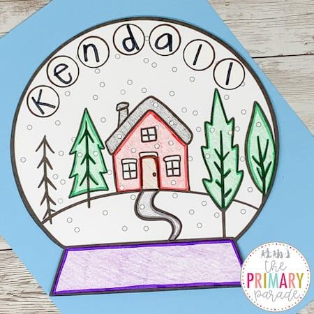 Winter Name Craft, Preschool Name Crafts, Winter Activities For Toddlers, Christmas Science Experiments, Prek Activities, Winter Crafts Preschool, Christmas Math Activities, Craft For Preschoolers, Snow Balls