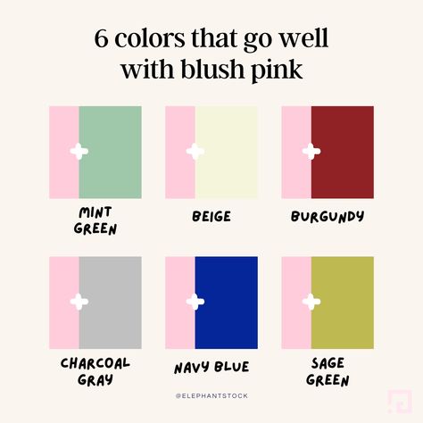 Blush Pink is a versatile and trendy color that pairs well with a range of hues. Here are 6 colors that complement Blush Pink beautifully. Trendy Colors, Blush Pink, Green And Grey, Blue Grey, Decor Ideas, Blush, Range, Pink, Color