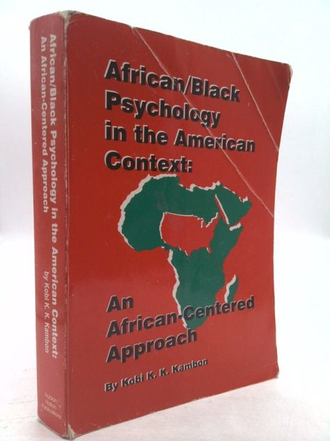 Title: African-Black Psychology in the American Context: An African-Centered Approach Author/Editor: Kambon, Kobi K. Publisher: Nubian Nation Publications Date: 1998 Format: Paperback Condition: Good  Condition Description: Shelf and handling wear to cover and binding, with general signs of previous use. Wear visible to covers and spine. No markings or notations. Secure packaging for safe delivery. Femininity Books, Black Psychology, African Books, Black American Culture, Sociology Books, African Literature, African American Books, Black Literature, Empowering Books