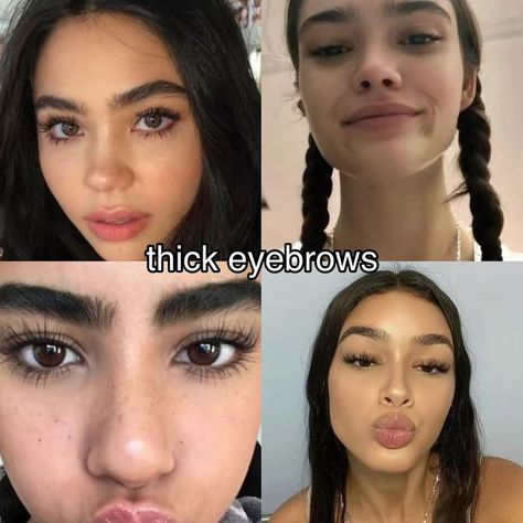 Soft Eyebrows Tutorial, Soft Features Face, Soft Eyebrows, Types Of Noses, Dream Face, Types Of Eyebrows, Bushy Eyebrows, Thick Eyebrows, Beauty Goals