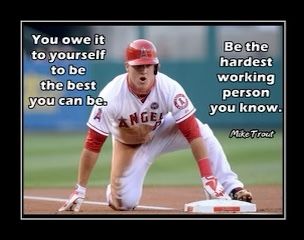 Baseball Motivation, Baseball Wall Art, Baseball Wall, Inspirational Qoutes, Baseball Quotes, Baseball Posters, Motivation Poster, Motivational Quote Posters, Mike Trout