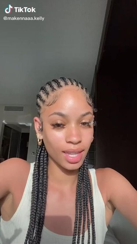 Mixed Hairstyles, Latest Braid Styles, Braids Styling, Cute Box Braids, Hair Secrets, Couple Picture, Oval Face Hairstyles, Cute Box Braids Hairstyles, Mixed Hair