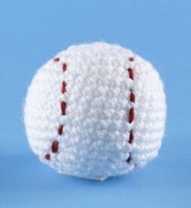 Baseball Crochet Pattern, Crochet Patterns Free Baby Boy, Crochet Baseball, Boy Crochet Patterns, Crochet Patterns Baby Boy, Crochet Applique Patterns Free, Crochet Ball, Baby Crochet Patterns Free, Crochet Baby Toys