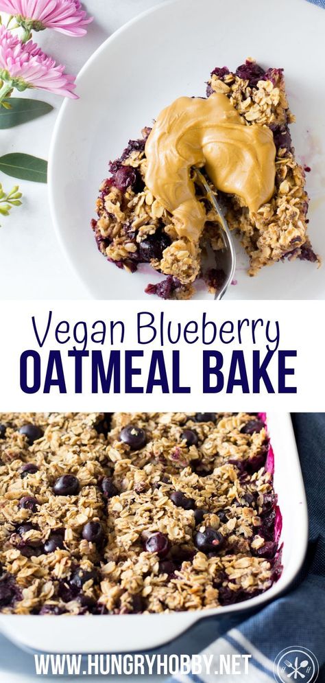 This Vegan Blueberry Oatmeal Bake is bursting with warm sweet blueberries in every comforting bite!  Plus its freezer friendly and it's top 8 free so everyone can enjoy it! Gluten Free Dairy Free Oatmeal Bake, Gluten Free Egg Free Breakfast Ideas, Vegan Soy Free Breakfast, Allergen Friendly Breakfast, Plant Based Baked Oatmeal, Egg Free Oatmeal Bake, Gluten Free Dairy Free Egg Free Breakfast Ideas, Baked Oatmeal Dairy Free, Healthy Breakfast Egg Free