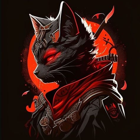 Silent Warrior, Cat Warrior, Moonlight Art, Wild Animal Wallpaper, Ninja Cats, Samurai Artwork, Anime Guys Shirtless, In The Shadows, Anime Animals