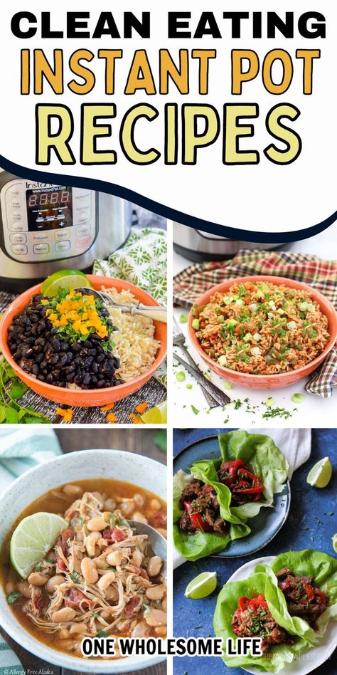 So many healthy , weight loss recipes for the instant pot. You will love these healthy and clean eating instant pot recipes. Easy clean eating, chicken, vegetarian, and beef options. Recipes Chinese, Electric Pressure Cooker Recipes, Delicious Family Meals, Best Instant Pot Recipe, Healthy Instant Pot Recipes, Instant Recipes, Tasty Healthy, Minced Meat, My Recipes