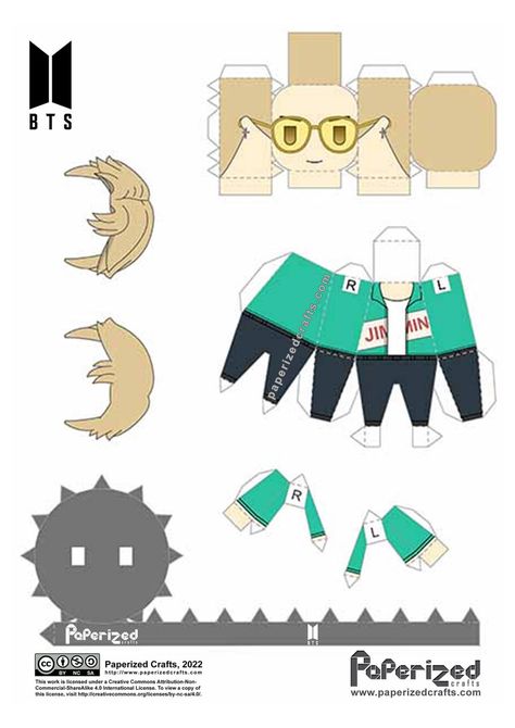 Paperized Crafts, Patriotic Crafts Diy, Easy Fathers Day Craft, Fathers Day Art, 1st Fathers Day Gifts, Paper Toys Template, Paper Doll Template, Summer Crafts For Kids, Papercraft Templates