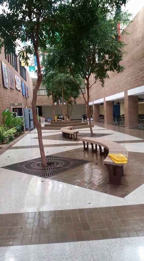 North House atrium, Alief Elsik High School, Alief, Texas Local Pride, The Breakfast Club, Home Depot, Great Places, High School, Patio, House Design, Outdoor Decor, Design