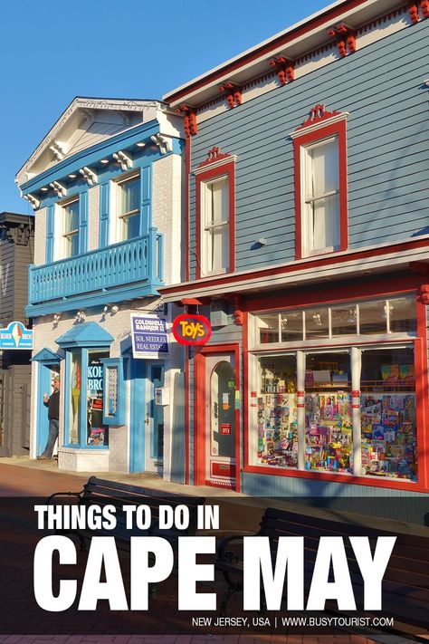 Wondering what to do in Cape May, NJ? This travel guide will show you the top attractions, best activities, places to visit & fun things to do in Cape May. Start planning your itinerary & bucket list now! #CapeMay #NewJersey #thingstodoinCapeMay #usatravel #usatrip #usaroadtrip #travelusa #ustravel #ustraveldestinations #americatravel #travelamerica #vacationusa Block Island Rhode Island, Jersey Day, Cape May New Jersey, East Coast Road Trip, Cape May Nj, Stone Harbor, Tourist Map, Vacation Usa, Us Travel Destinations