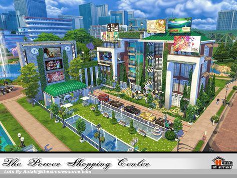 Sims 4 Community Lot Builds, Sims 4 Cc Shopping Mall, Sims 4 Shopping Mall, Sims 4 Shopping Center, Sims 4 Community Lots, Lotes The Sims 4, Sims Love, The Sims 4 Lots, Elegant Place