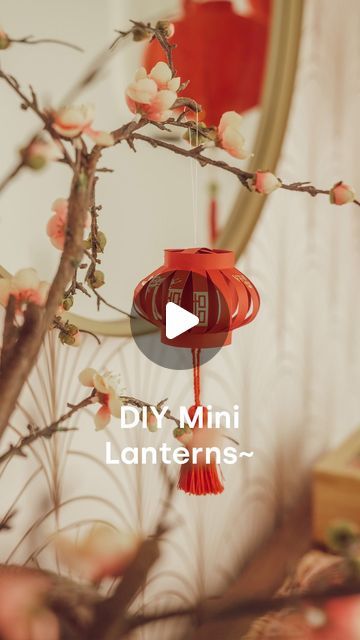 Anh Lin on Instagram: "How cute are these lanterns?! You could also turn it into a garland for Chinese New Year 2023! 🤗🧧 Drop a “YES” below if this inspires you to be creative!  👉🏼 Follow me @girlandtheword for more makeovers & DIYs! ❤️  🎵 Semicircle - Harumichi Asaki  #trending #makeovers #homemakeover #homestyling #homedecor #interiordesign #apartmenttherapy #homereno #homerenovations #DIY #diyprojects #diycrafts #homediy #organization #midautumn #midautumnfestival #chinesenewyear #cny" Diy Lantern Ornament, Japanese Lanterns Diy, Lantern Diy Ideas, Chinese Lanterns Diy, Lantern Diy, Chinese New Year 2023, Paper Lanterns Diy, Weaving For Kids, Lantern Craft