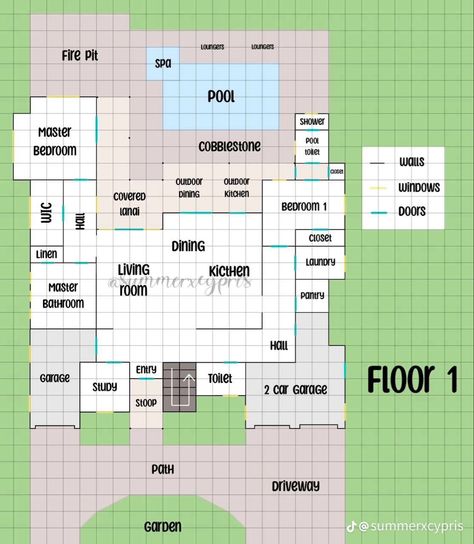 Houses For Bloxburg Layout, Layout Design For Bloxburg, Bloxburg Basic House, House Layout Bloxburg Mansion, Floor Plan Bloxburg 1 Story, Bloxburg One Person House Layout, Bloxburg Laundry Mat Ideas, Bloxburg Builds Layout, House Floorplan Two Story