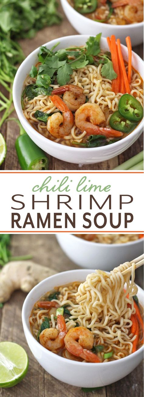 Perfect recipe to satisfy those adult cravings for ramen! Easy to make with vegetable broth, chili seasoning, shrimp and lots of ramen noodles. Shrimp Ramen Soup, Seasoning Shrimp, Ramen Easy, Noodles Shrimp, Homemade Ramen Noodles, Shrimp Ramen, Chili Lime Shrimp, Chili Chili, Homemade Ramen