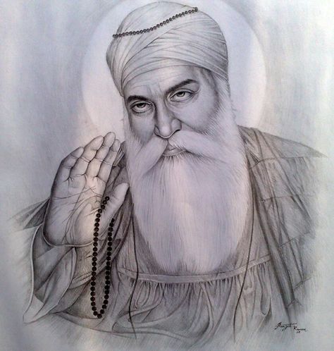 Guru nanak dev ji Guru Nanak Dev Ji Painting Pencil, Guru Nanak Dev Ji Portrait, Guru Nanak Ji Drawing, Guru Nanak Dev Ji Drawing Sketch, Guru Nanak Sketch, Waheguru Sketch, Guru Nanak Dev Ji Drawing Easy, Guru Nanak Drawing, Waheguru Drawing