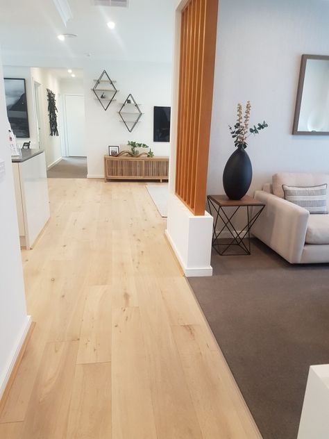 Natural wood laminate, grey carpet (to match tiles)? Carpet And Laminate Transition, Wood Floor To Carpet Transition, Hardwood And Carpet Combo, Carpet And Flooring Combinations, Wood And Carpet Flooring Combination, Carpet And Laminate Together, Half Carpet Half Wood Living Room, Carpet To Wood Floors, Carpet To Laminate Transition