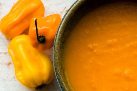 You may know Lisa Fain as the Homesick Texan. Here, she shares her recipe for habanero hot sauce, a combination of sweet carrots and fiery, fruity peppers. Hot Sauce Recipe, Habanero Salsa, Habanero Sauce, Habanero Hot Sauce, Hot Sauce Recipes, Sweet Carrot, Serious Eats, Salsa Recipe, Chili Sauce