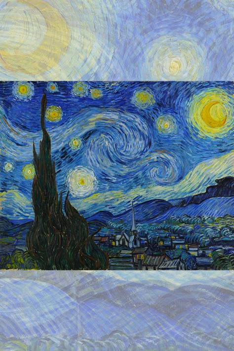 Cockatiel Art, Starry Night Prom, Creative Inspiration Art, Create Positive Energy, Van Gogh Wall Art, Gogh The Starry Night, Starry Night Art, Starry Night Painting, Pop Art Canvas