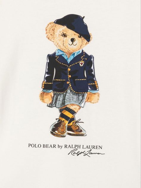 Polo Bear By Ralph Lauren, Watch Backgrounds, Polo Bear Ralph Lauren, Kids Teddy Bear, Teddy Bear Wallpaper, Polo Ralph Lauren Sweatshirt, Bear Girl, Product Shots, Prep School