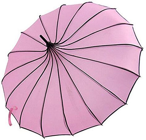 Amazon.com: VIVISKY(TM) Pagoda Peak Old-Fashionable Ingenuity Umbrella Parasol (Pink): Garden & Outdoor Diy Parasol, Pagoda Umbrella, Uv Umbrella, Sun Parasol, Parasol Umbrella, Pink Umbrella, Black Umbrella, Umbrella Wedding, Rain Umbrella