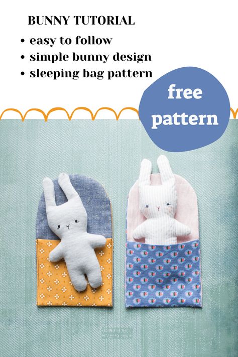 Simple Sewing Stuffed Animals, Simple Toys To Sew, Simple Soft Toy Sewing Pattern, Easy Stuffy Sewing Pattern, Simple Doll Sewing Pattern, Easy Bunny Sewing Pattern, Sew Bunny Pattern Free, Stuffy Patterns Free Sewing, Mouse Pattern Free Sewing