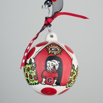 Georgia Bulldogs Decor, Georgia Bulldog Wreath, Georgia Ornament, Bulldog Decor, Georgia Dawgs, Ga Bulldogs, Georgia Football, Bulldogs Football, Georgia Bulldogs