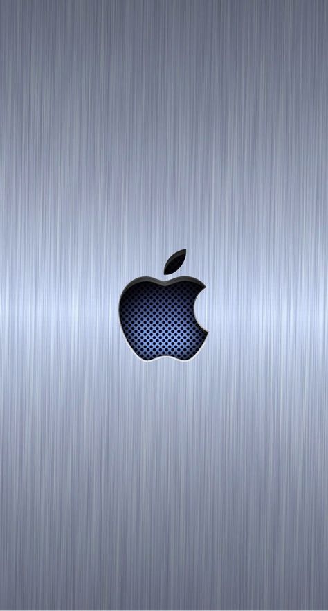 Apple logo cool blue silver | wallpaper.sc iPhone6s Parallax Wallpaper, Iphone 6s Wallpaper, Ios 7 Wallpaper, Apple Picture, Silver Apple, Apple Background, Apple Iphone Wallpaper Hd, Black Wallpapers, Wallpaper Samsung