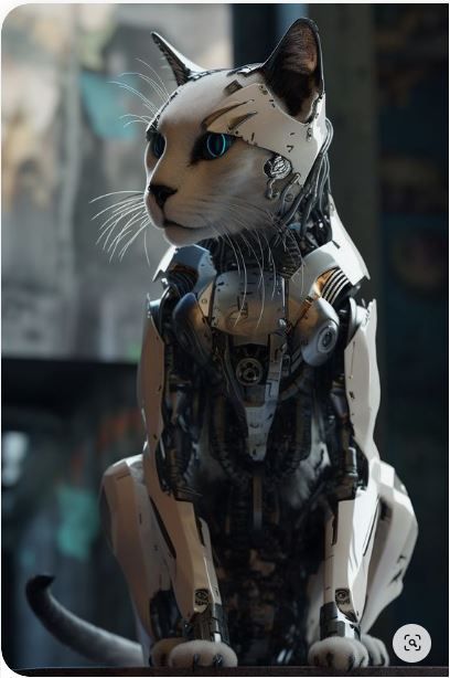 Technology Character Design, Cyberpunk Creature, Humanoid Robot Art, Future Character Design, Android Concept Art, Cyberpunk Animals, Cyberpunk Robot, Robot Animal, Cyborgs Art