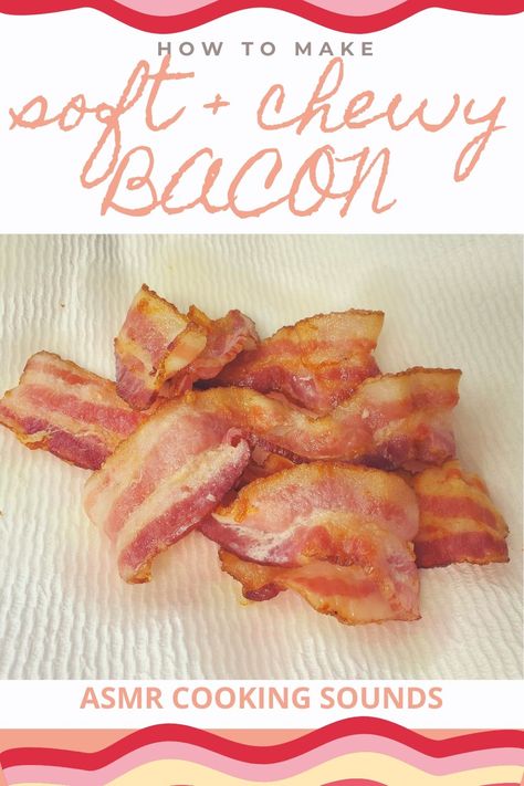 How to make bacon in a pan on the stove top. Soft and chewy perfect beef bacon, turkey bacon, or pork bacon.  #bacon #howtomakebacontherightway #baconcrisp #baconscrisp #howtomakebacon #baconinapan #baconintheoven #cooking #howto #recipe #breakfast #brunch #asmrcooking #asmr #baconstrips Oven Baked Bacon, Weekend Food, Bacon In The Oven, How To Make Bacon, Cooking Bacon, Baked Bacon, Cooking For Two, Oven Cooking, Oven Recipes