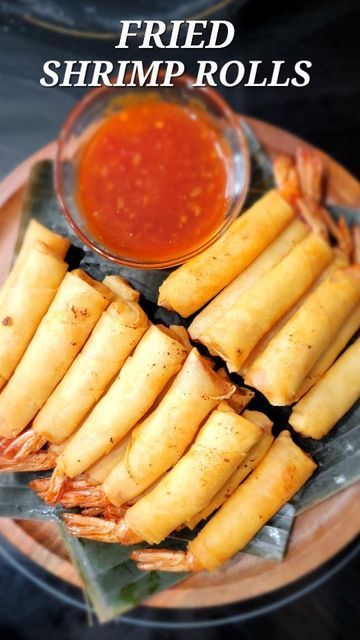 Shrimp Recipes Filipino Style, Shrimp Lumpia Recipe Filipino, Shrimp Lumpia Recipe, Shrimp Lumpia, Lumpia Recipe Filipino, Filipino Appetizers, Lumpia Wrapper, Lumpiang Shanghai, Lumpia Recipe