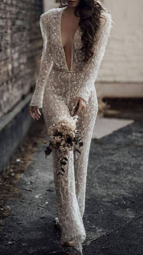 Anniversary Dresses, Photography 2023, Wedding Pantsuit, Open Back Jumpsuit, Party Jumpsuit, Reception Outfit, Wedding Jumpsuit, Sequin Jumpsuit, Beautiful Night