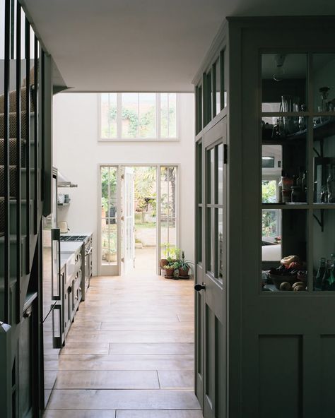 Bunk Beds With Drawers, Built In Bunks, Victorian Townhouse, Victorian London, Wood Cladding, Neo Victorian, Kitchen Views, Victorian Terrace, Georgian Homes