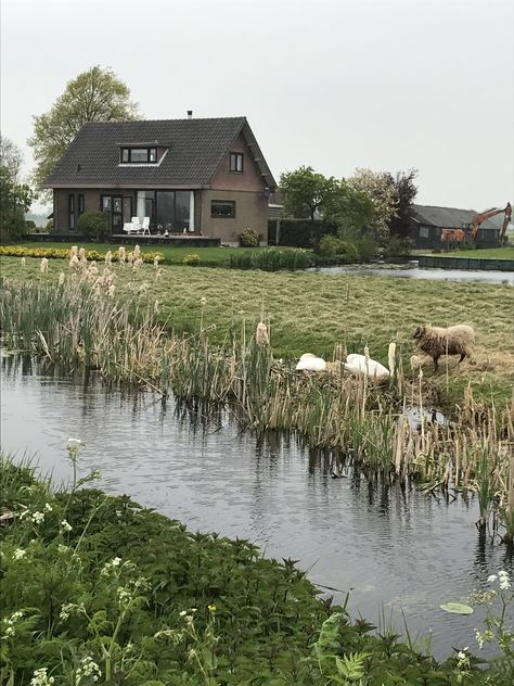 Country home in the Netherlands, 2017. cpyr photo Netherlands Farmhouse, Netherlands Living, Netherlands House, The Netherlands Countryside, Netherlands Home, Holland Vosijk Aesthetic, Family Future, Chocolate House, Dream Future