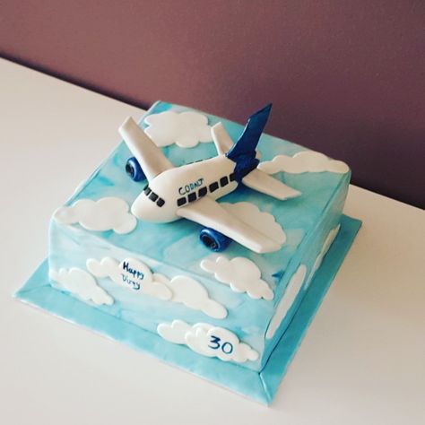 Airplane cake Plane Theme Cake, Fondant Aeroplane, Airplane Cake For Men, Aeroplane Theme Cake, Airplane Theme Cake, Fondant Airplane, Aeroplane Cake, Planes Birthday Cake, Airplane Cakes