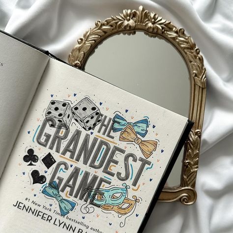 🤍✨ — the grandest game by jennifer lynn barnes | rating 4✨ — ✨💙 it’s been forever since i read a mystery book and i forgot how much i missed them. I really enjoyed this one and seeing 3 different povs. I need the next book in the series because of the cliff hanger it left me on. but yeah I really enjoyed reading this one, it was a quick read, so if you’re looking for a YA mystery book with hints of romance than i definitely recommend this one!! also I need from grayson hawthorne in the next ... Jennifer Lynn Barnes Books, The Grandest Game Book, The Grandest Game Jennifer Lynn Barnes, Grayson Hawthorne, Inheritence Games, Book Doodles, Jennifer Lynn Barnes, Inheritance Trilogy, Jennifer Lynn