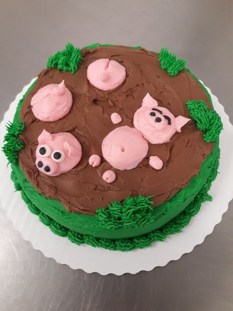 Fair Cake Decorating Ideas, Nailed It Cakes Ideas, 4-h Cake Decorating Ideas, Character Cake Ideas, Party Combo Cake Ideas, 4h Cake Decorating Ideas, Buttercream Animals, Tiktok Cakes, Cake Tricks